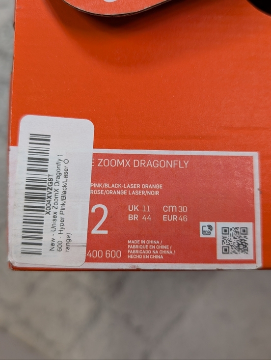 Nike ZoomX Dragonfly Hyper Pink Black Track Field Spikes Mens 12 CV0400-600 NEW main image 6